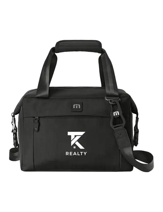 TravisMathew Black Chill’n 12-Can Cooler w/TK Realty Logo