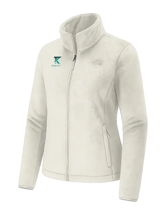 The North Face Womens Ivory Osito Fleece Jacket
 w/TK Realty Logo