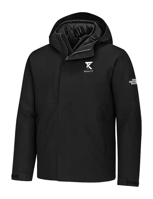 The North Face Castle Valley Triclimate 3-in-1 Black Jacket w/TK Realty Logo, TK Realty Logo