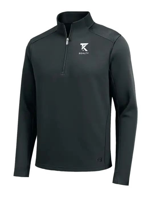OGIO Transcend Very Dark Grey 1/4-Zip w/TK Realty Logo