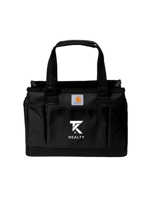 Carhartt Black Utility Tote w/TK Realty Logo