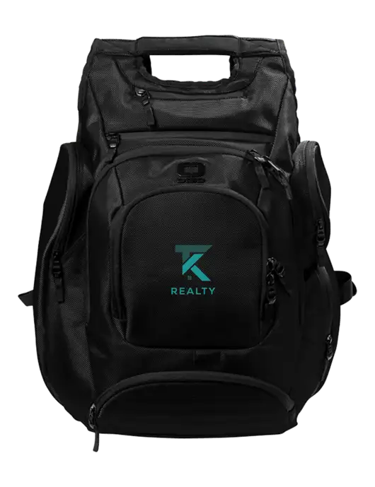 OGIO Blacktop Metro Ballistic Laptop Backpack w/TK Realty Logo