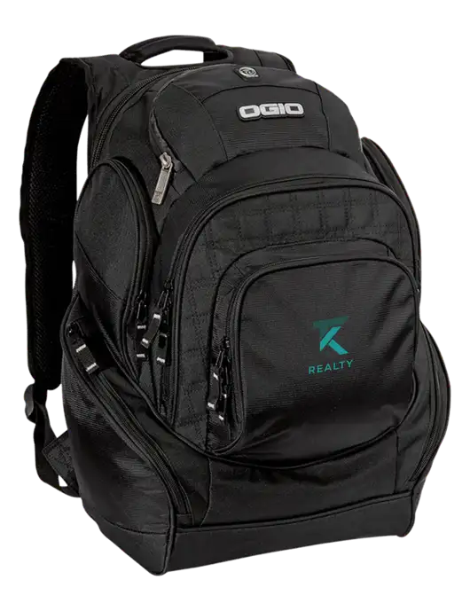 OGIO Black Mastermind Pack w/TK Realty Logo