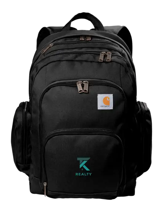 Carhartt Black Foundry Series Pro Backpack w/TK Realty Logo