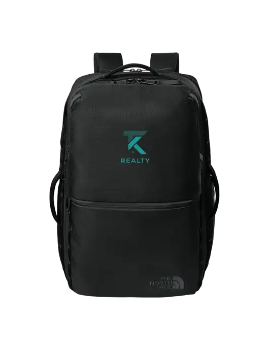 The North Face 35L Black Travel Backpack w/TK Realty Logo