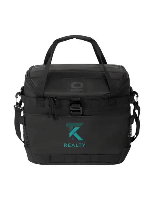 OGIO Black Sprint 24-Pack Cooler w/TK Realty Logo