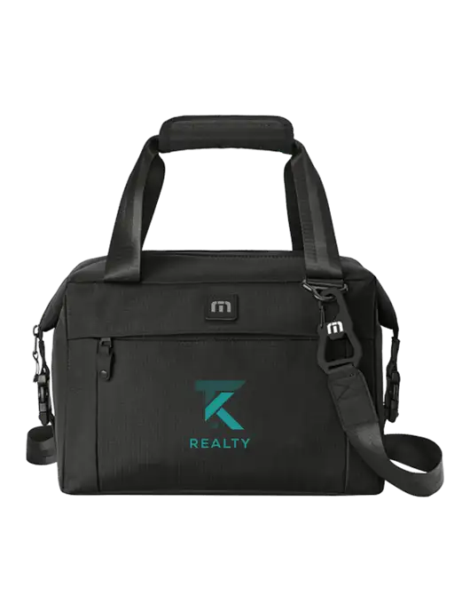 TravisMathew Black Chill’n 12-Can Cooler w/TK Realty Logo