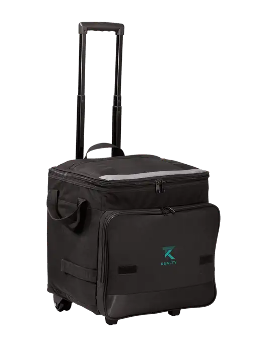 Black Rolling Cooler w/TK Realty Logo