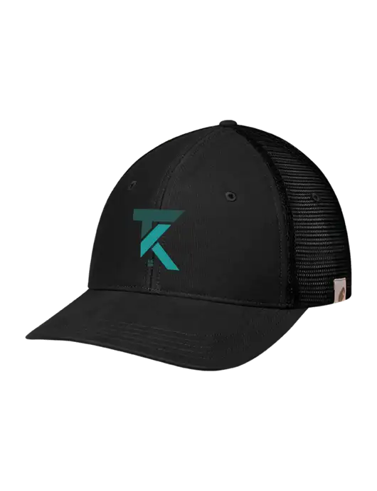 Carhartt Black Canvas Trucker Cap w/TK Realty Logo