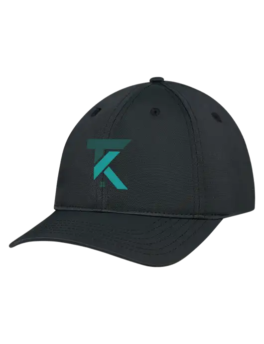 Black Nylon Twill Performance Cap w/TK Realty Logo