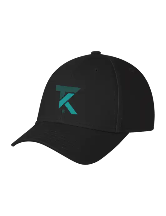 Black Structured Cap Hook & Loop w/TK Realty Logo