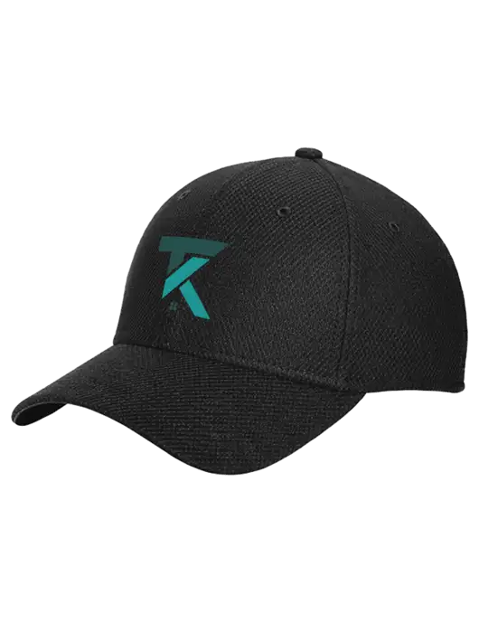 New Era Diamond Era Black Stretch Cap w/TK Realty Logo