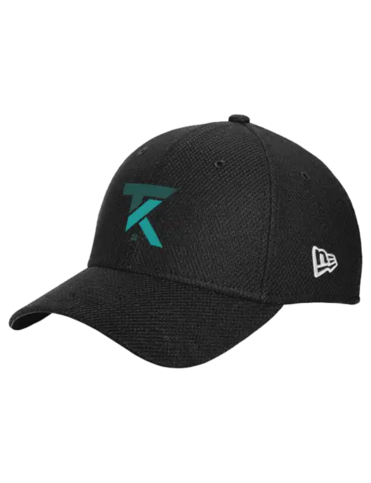 New Era Diamond Era Black Stretch Cap w/TK Realty Logo