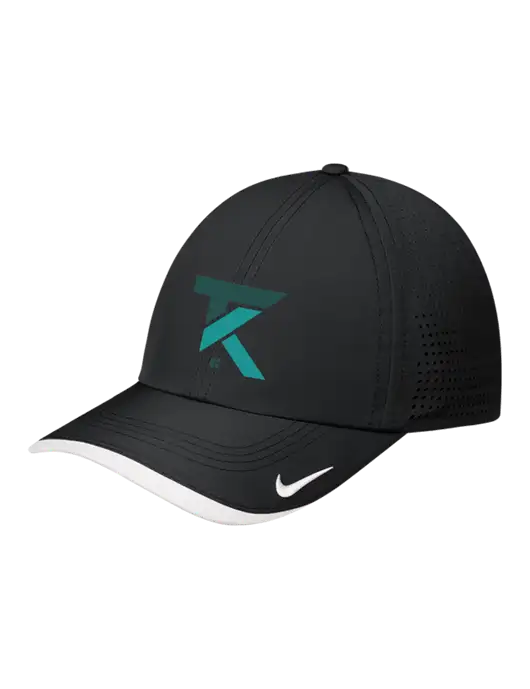 Nike Black/White Dri-FIT Perforated Performance Cap w/TK Realty Logo