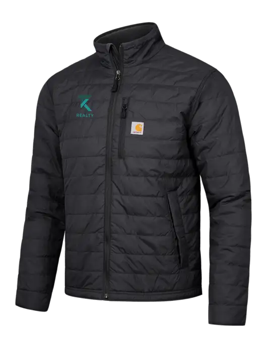 Carhartt Black Gilliam Jacket w/TK Realty Logo