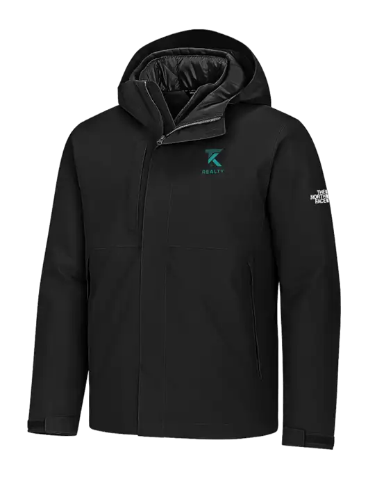 The North Face Castle Valley Triclimate 3-in-1 Black Jacket w/TK Realty Logo, TK Realty Logo