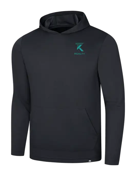 TravisMathew Black Coveside Hoodie w/TK Realty Logo