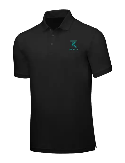 Black Core Classic Pique w/TK Realty Logo