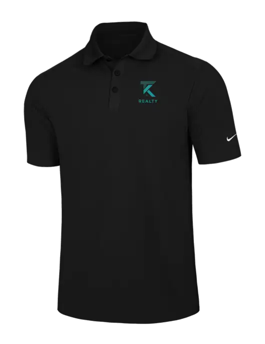 Nike Black Dri-FIT Classic Polo w/TK Realty Logo