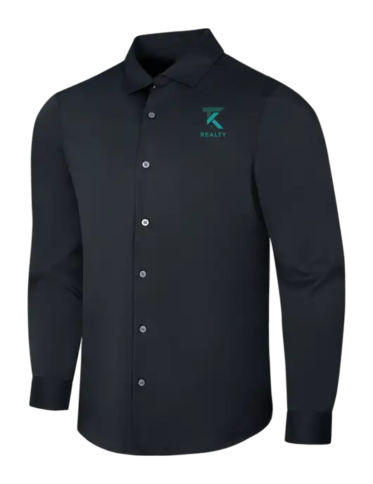 Black City Stretch Shirt w/TK Realty Logo