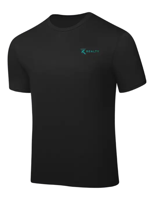 Black PosiCharge Competitor Tee w/TK Realty Logo