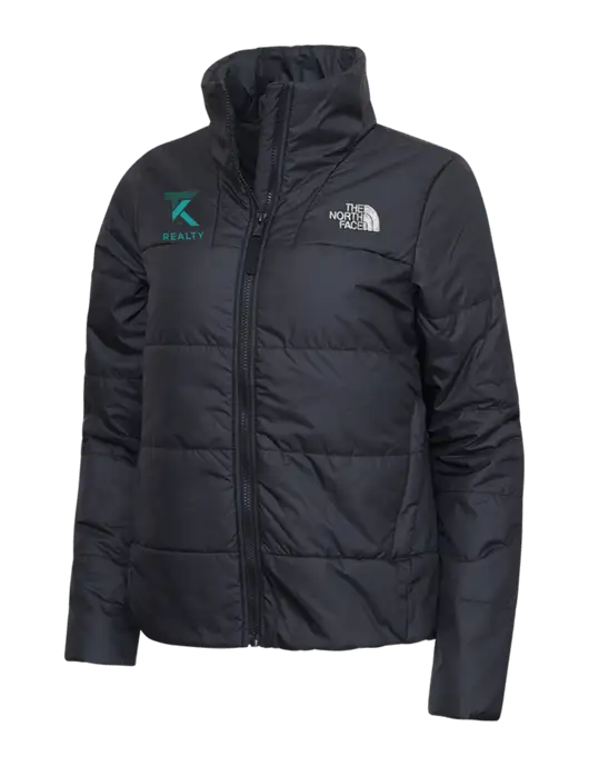North Face Womens Black Everyday Insulated Jacket w/TK Realty Logo