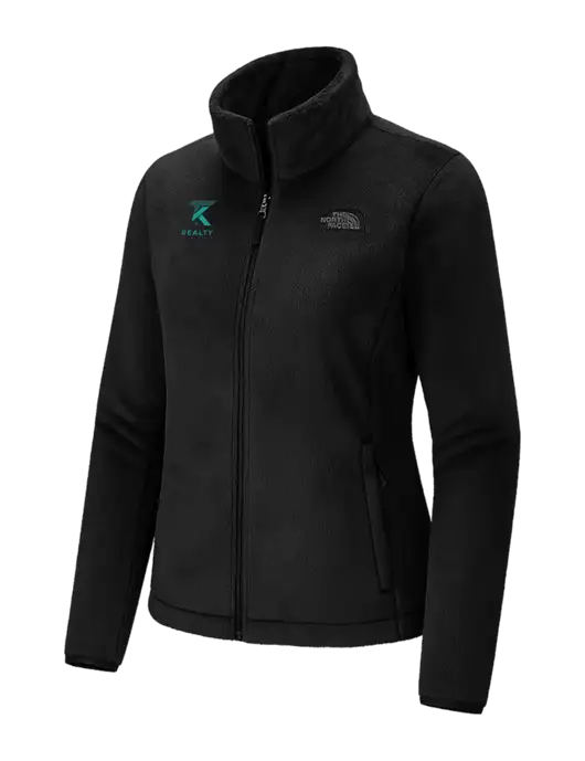 The North Face Womens Black Osito Fleece Jacket
 w/TK Realty Logo