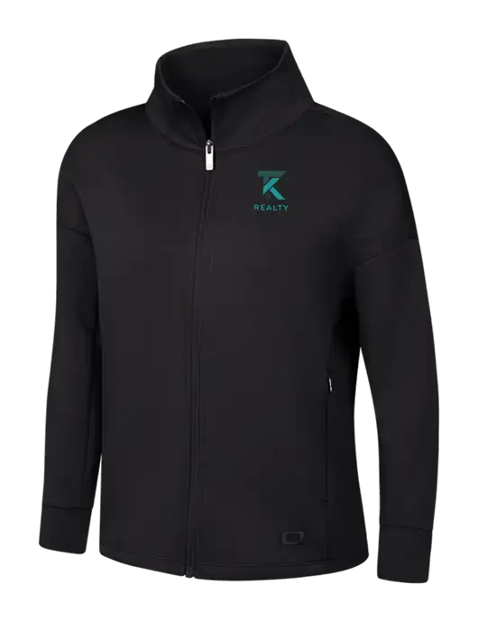 OGIO Womens Black Transcend Full-Zip w/TK Realty Logo