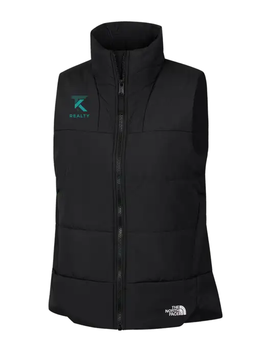 The North Face Womens Black Everyday Insulated Vest w/TK Realty Logo