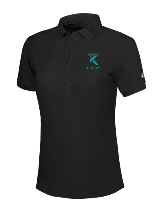 OGIO Womens Blacktop Jewel Polo w/TK Realty Logo